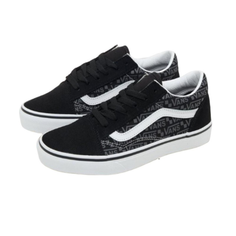 VANS OLD SKOOL VANS LOGO BLACK