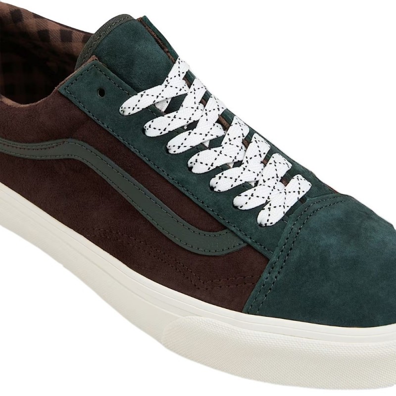 VANS OLD SKOOL (PIG SUEDE GREEN/MULTI)
