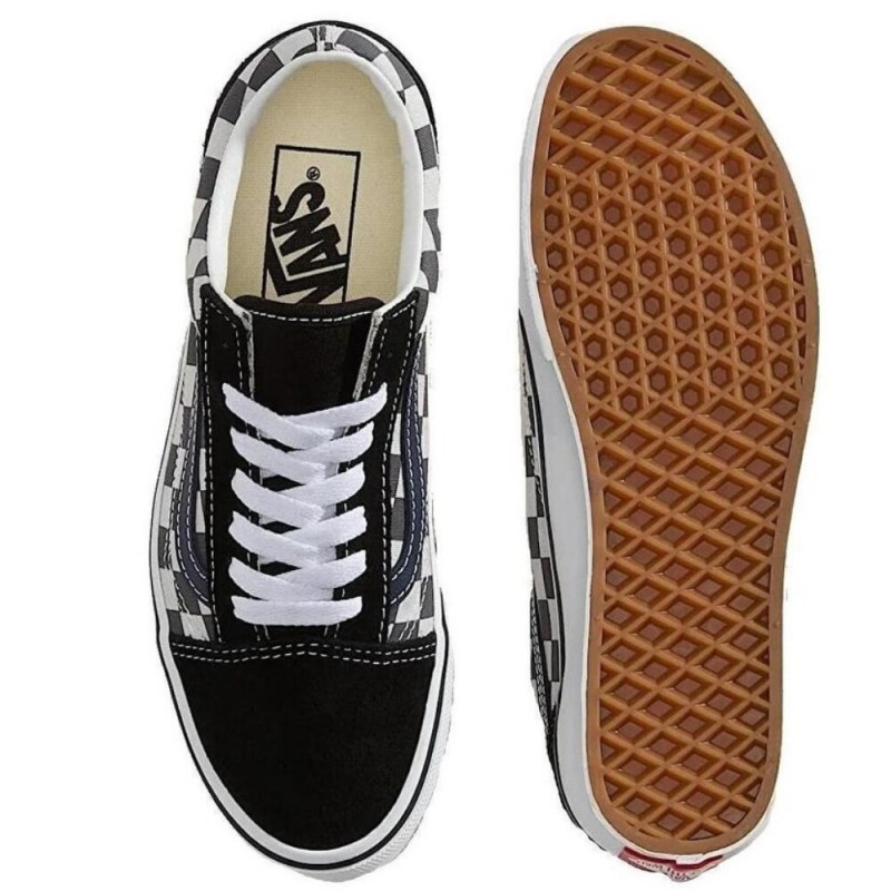 VANS OLD SKOOL TONAL CHECK BLUE