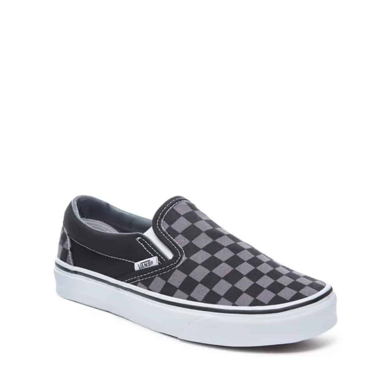 VANS CLASSIC SLIP-ON BLACK/PEWTER CHECKERBOARD