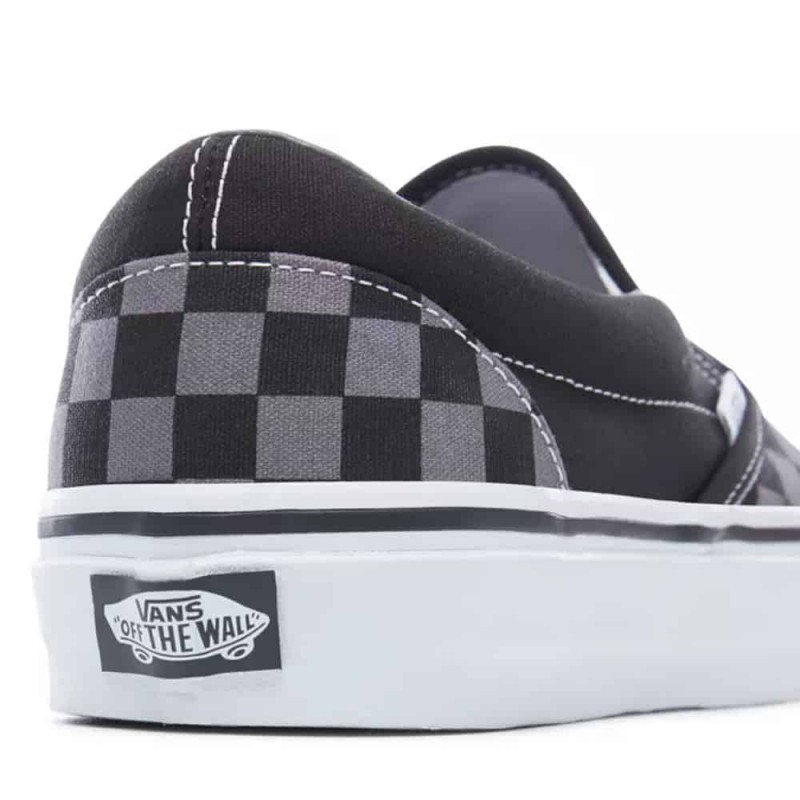 VANS CLASSIC SLIP-ON BLACK/PEWTER CHECKERBOARD