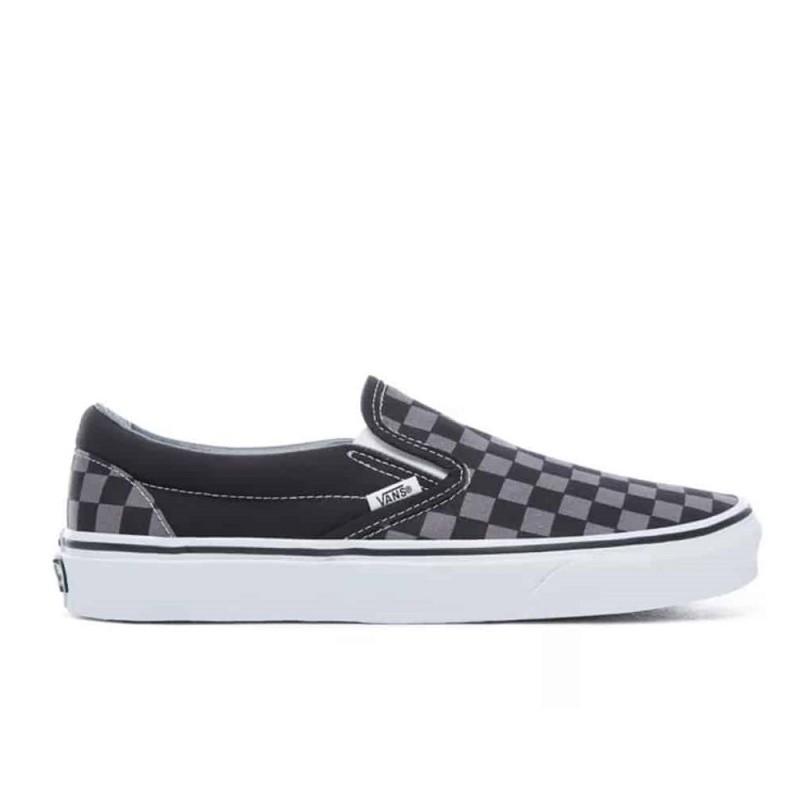 VANS CLASSIC SLIP-ON BLACK/PEWTER CHECKERBOARD
