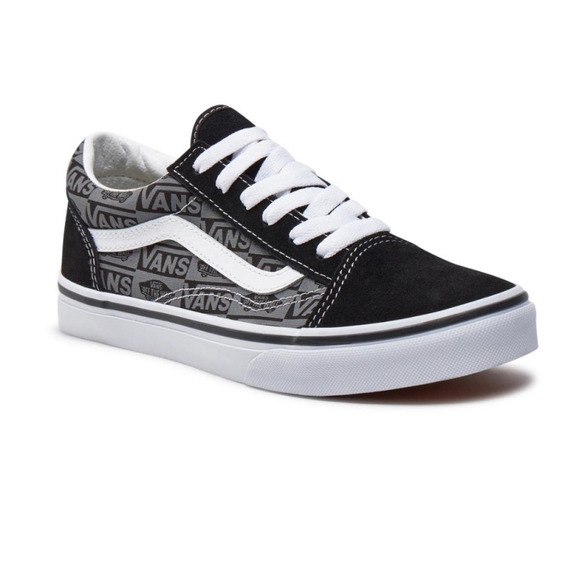 VANS OLD SKOOL LOGO BLACK/GREY