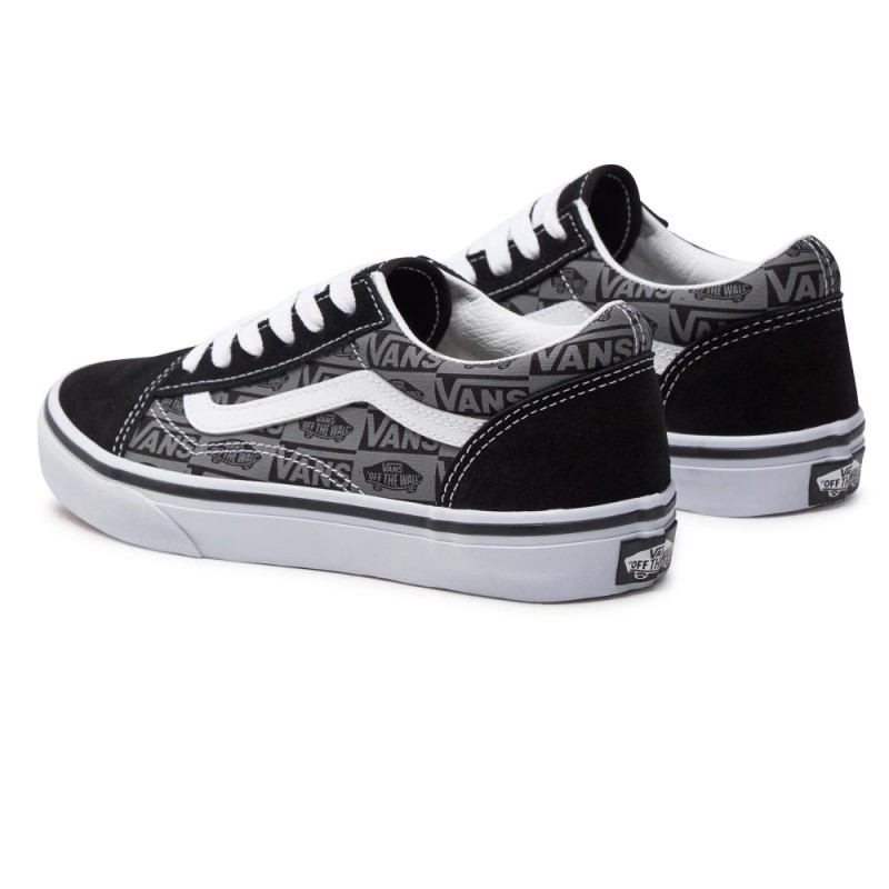 VANS OLD SKOOL LOGO BLACK/GREY