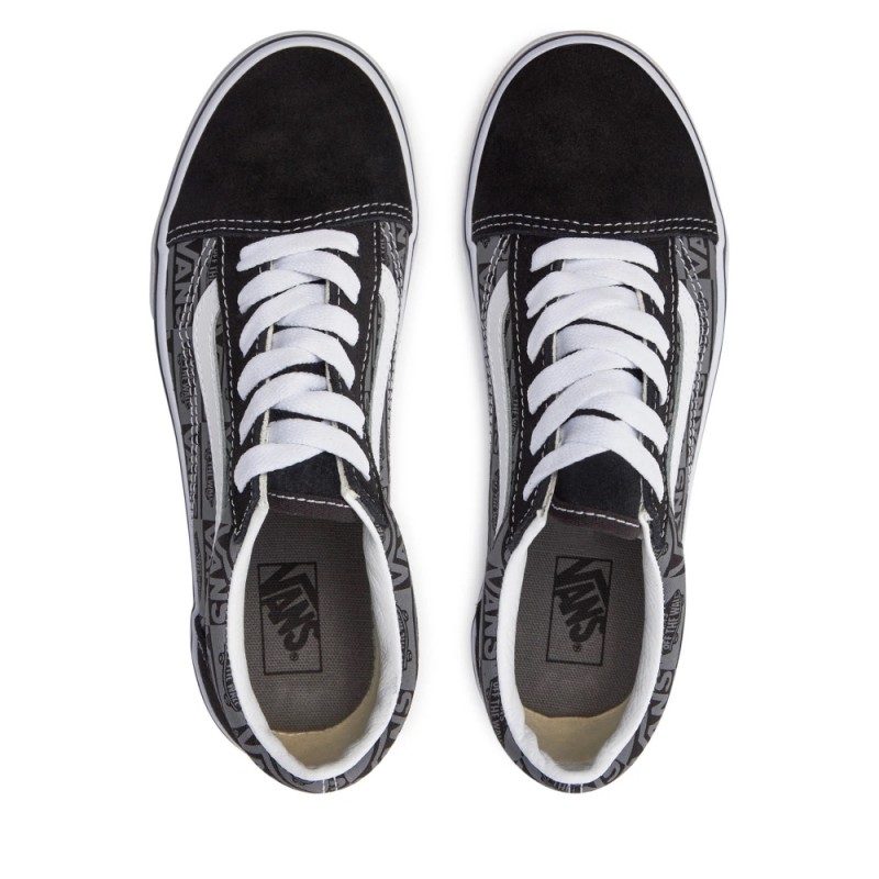 VANS OLD SKOOL LOGO BLACK/GREY