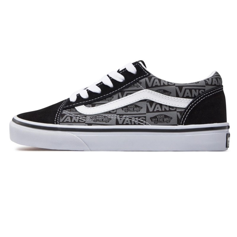 VANS OLD SKOOL LOGO BLACK/GREY