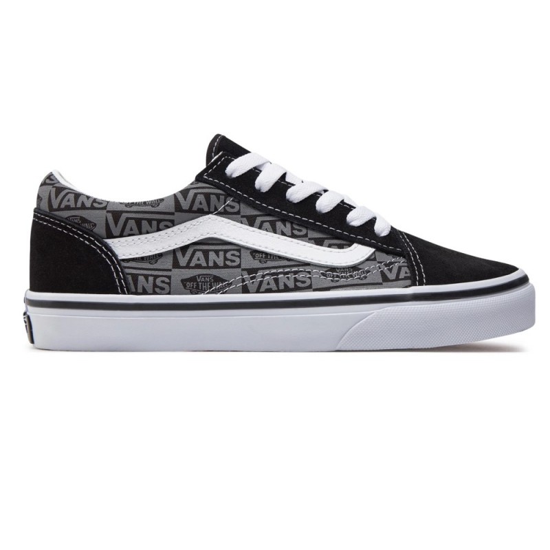 VANS OLD SKOOL LOGO BLACK/GREY