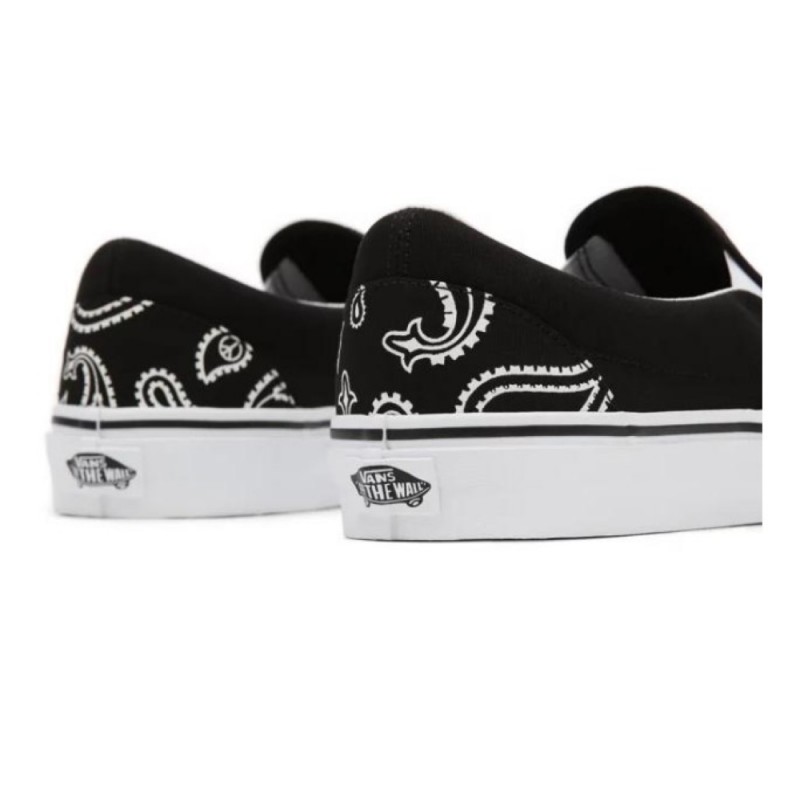 VANS CLASSIC SLIP-ON (PEACE PAISLEY) BLACK/TRUE WHITE