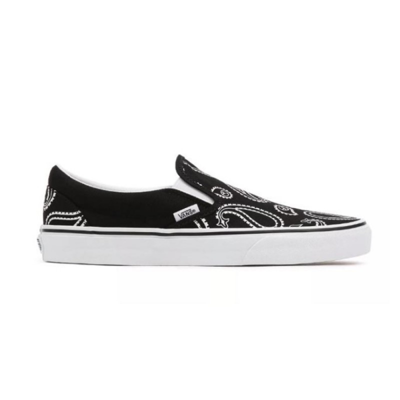 VANS CLASSIC SLIP-ON (PEACE PAISLEY) BLACK/TRUE WHITE