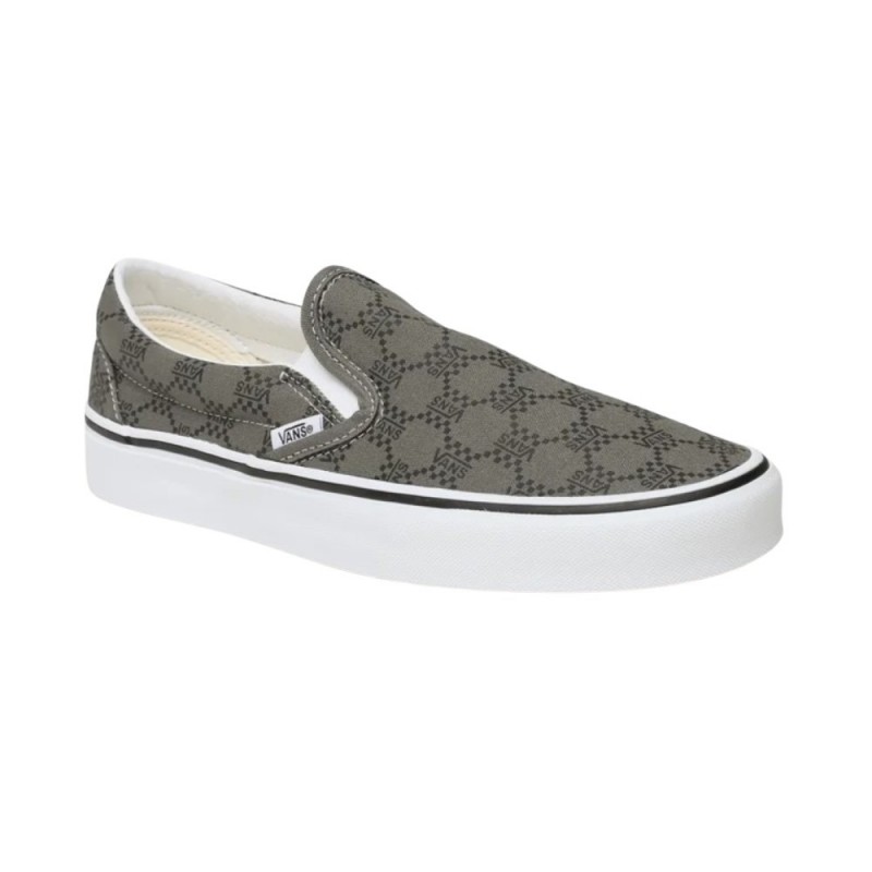 VANS CLASSIC SLIP-ON (MONOGRAM PEWTER)